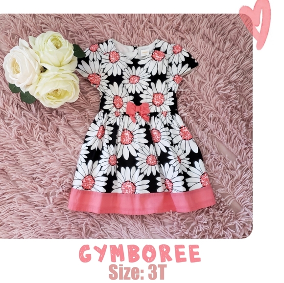 ❤ 2/$15 ❤ GYMBOREE 3T Floral Dress - Picture 1 of 8
